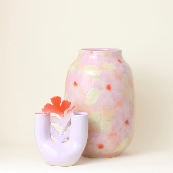 Blush Blooms Vase | 9.5" h x 6" w - Liza Pruitt