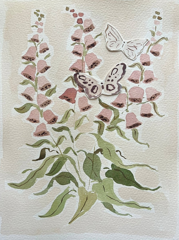 Botanical Blush No. 1, Original 9x12 - Liza Pruitt