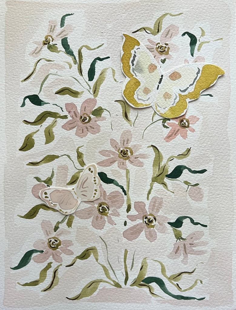 Botanical Blush No. 2, Original 9x12 - Liza Pruitt