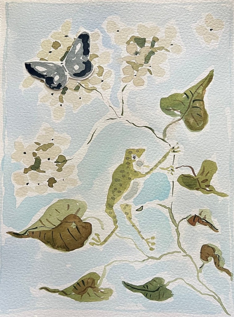 Botanical Sky No. 2, Original 9x12 - Liza Pruitt