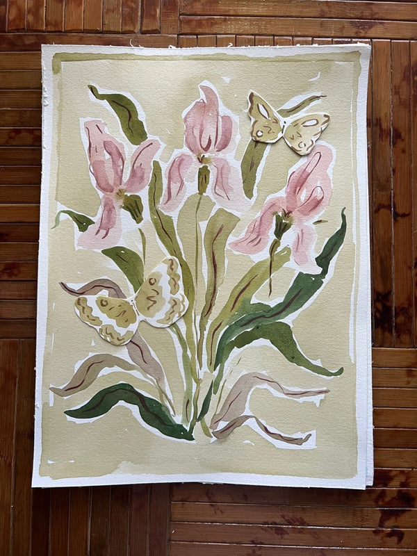 Botanical Vines No. 1, Original 9x12 - Liza Pruitt