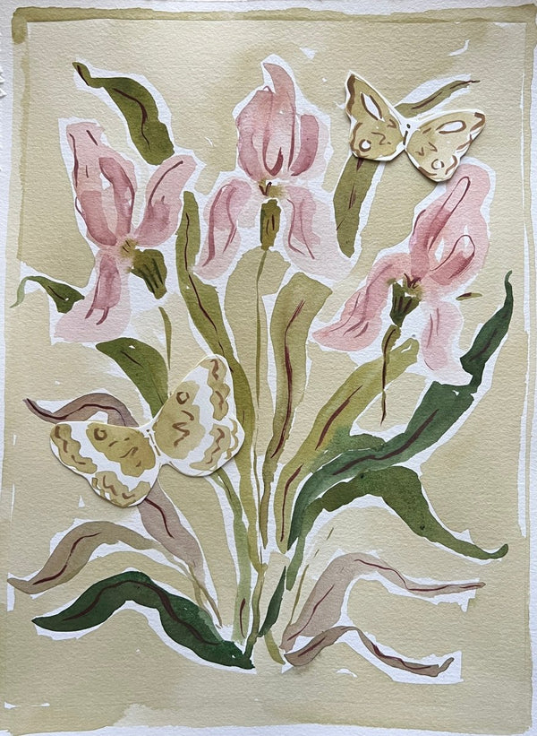 Botanical Vines No. 1, Original 9x12 - Liza Pruitt