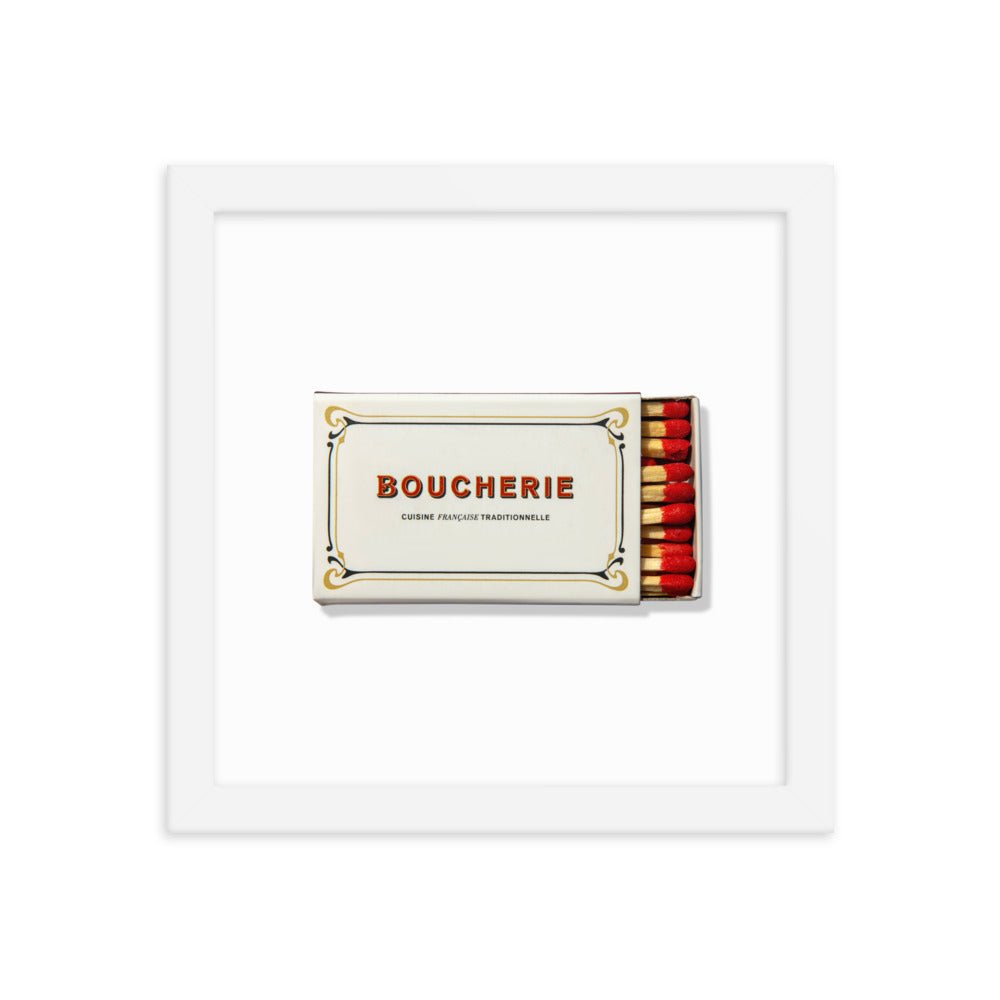Boucherie Framed Print - Liza Pruitt