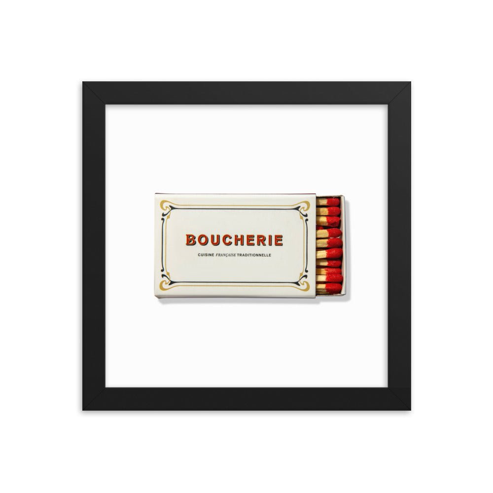Boucherie Framed Print - Liza Pruitt