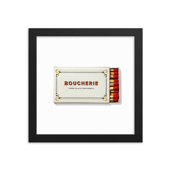 Boucherie Framed Print - Liza Pruitt