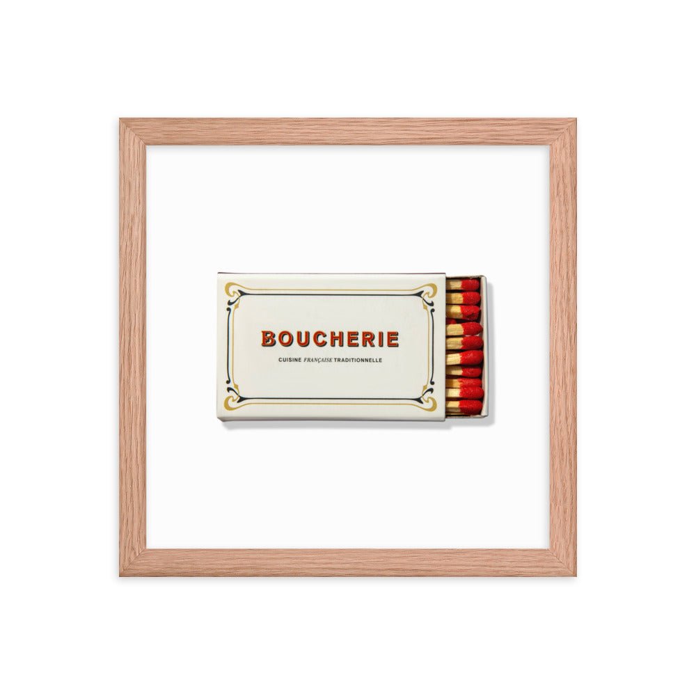 Boucherie Framed Print - Liza Pruitt