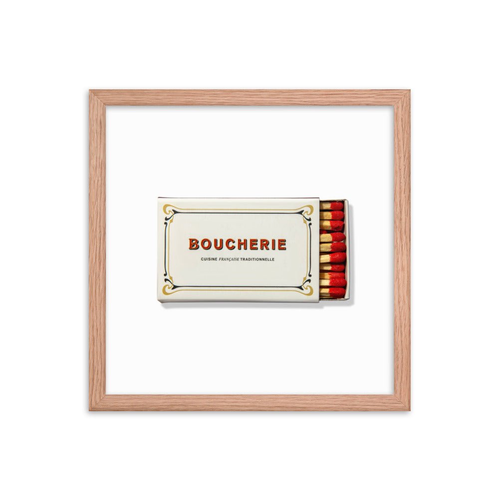 Boucherie Framed Print - Liza Pruitt