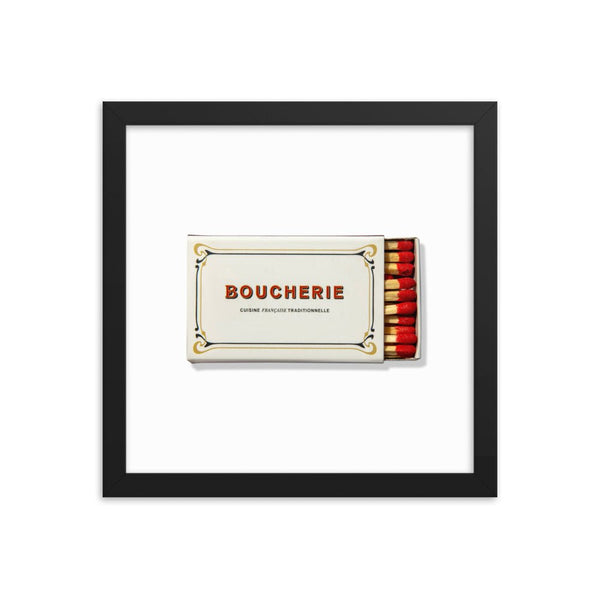 Boucherie Framed Print - Liza Pruitt