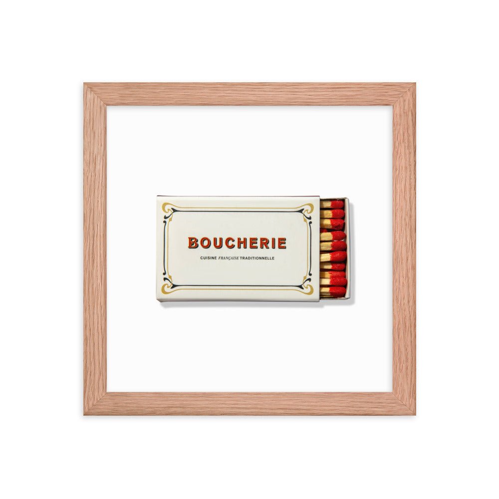 Boucherie Framed Print - Liza Pruitt