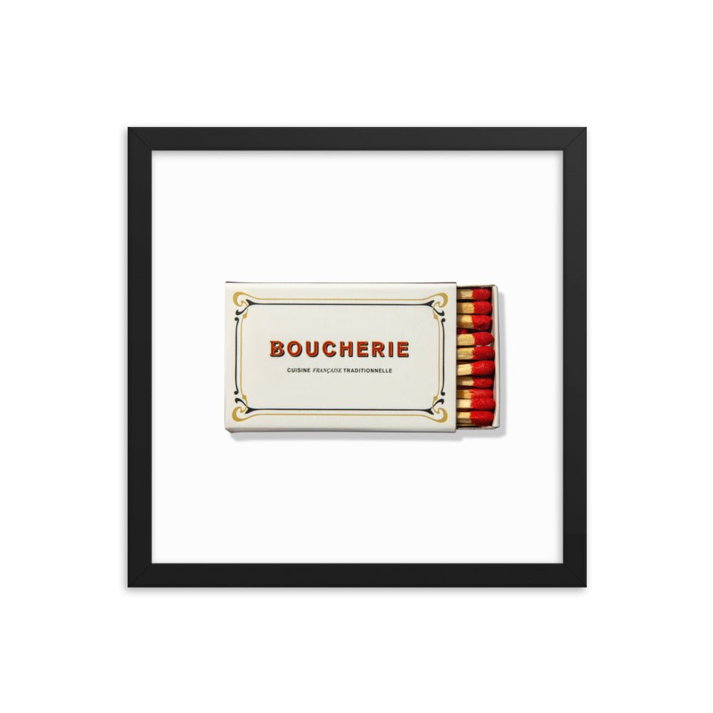 Boucherie Framed Print - Liza Pruitt