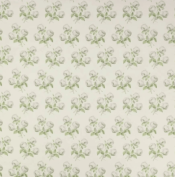 Bowood in White/Leaf Bolster by Colefax & Fowler - Liza Pruitt