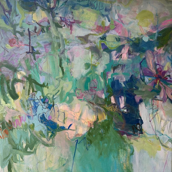 Bramble Opening | 36" h x 36" w - Liza Pruitt