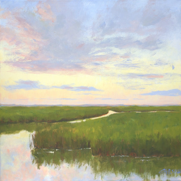 Brilliant Marsh Skies | 24" h x 24" w - Liza Pruitt