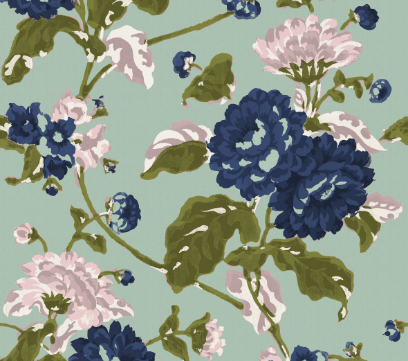 Britain in Seafoam Duvet Cover - Liza Pruitt