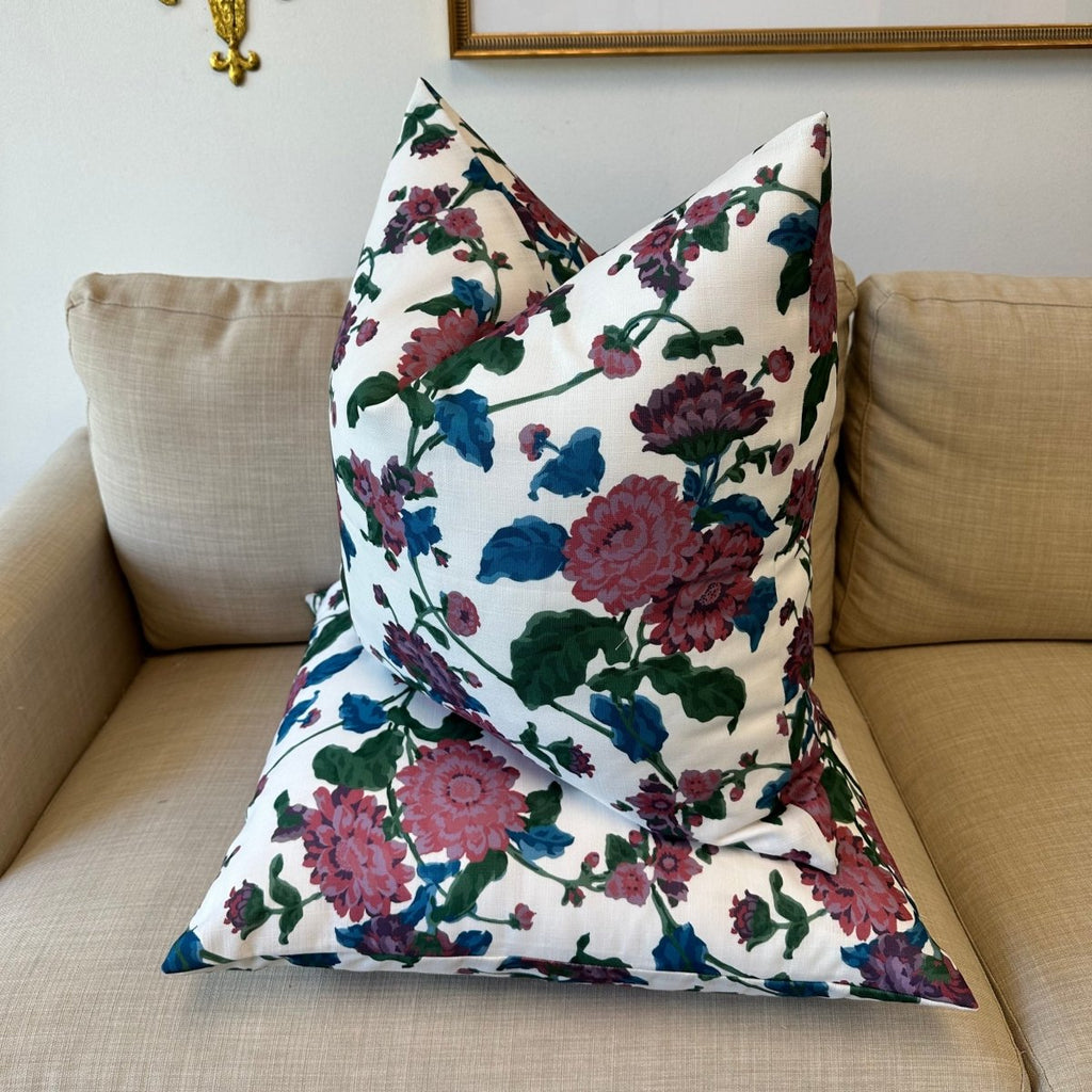 Britain Pillow Cover in Lipstick - Liza Pruitt