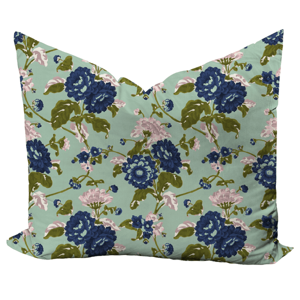 Britain Pillow Cover in Seafoam - Liza Pruitt