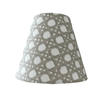 Brown Rattan Sconce Shade in Sally - Liza Pruitt