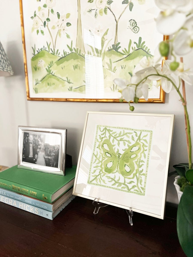 Butterfly Garden Green, Fine Art Print - Liza Pruitt