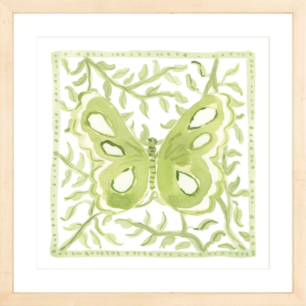 Butterfly Garden Green, Fine Art Print - Liza Pruitt