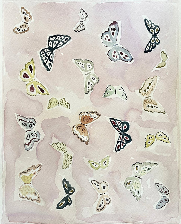 Butterfly Lilac, Original 16x20 - Liza Pruitt