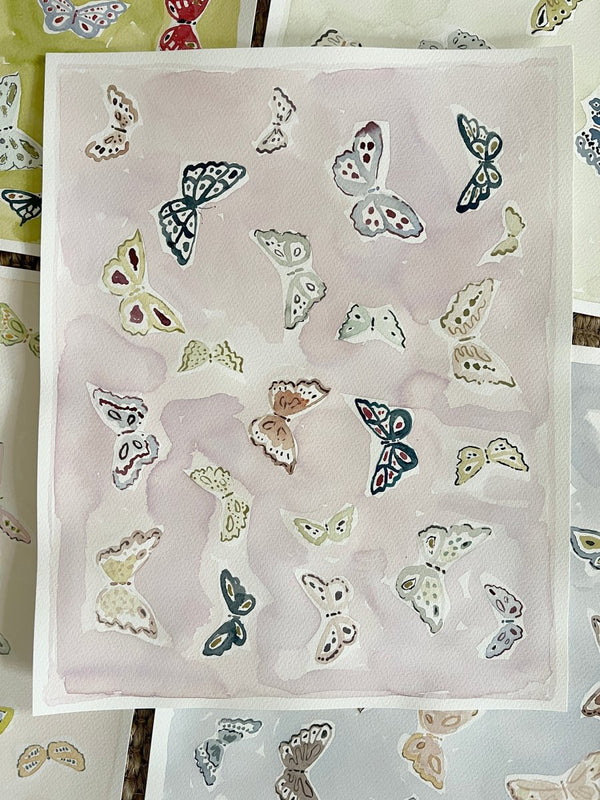 Butterfly Lilac, Original 16x20 - Liza Pruitt