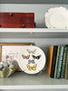 Butterfly Plate No. 1, Original 8x8 Handpainted Plate - Liza Pruitt