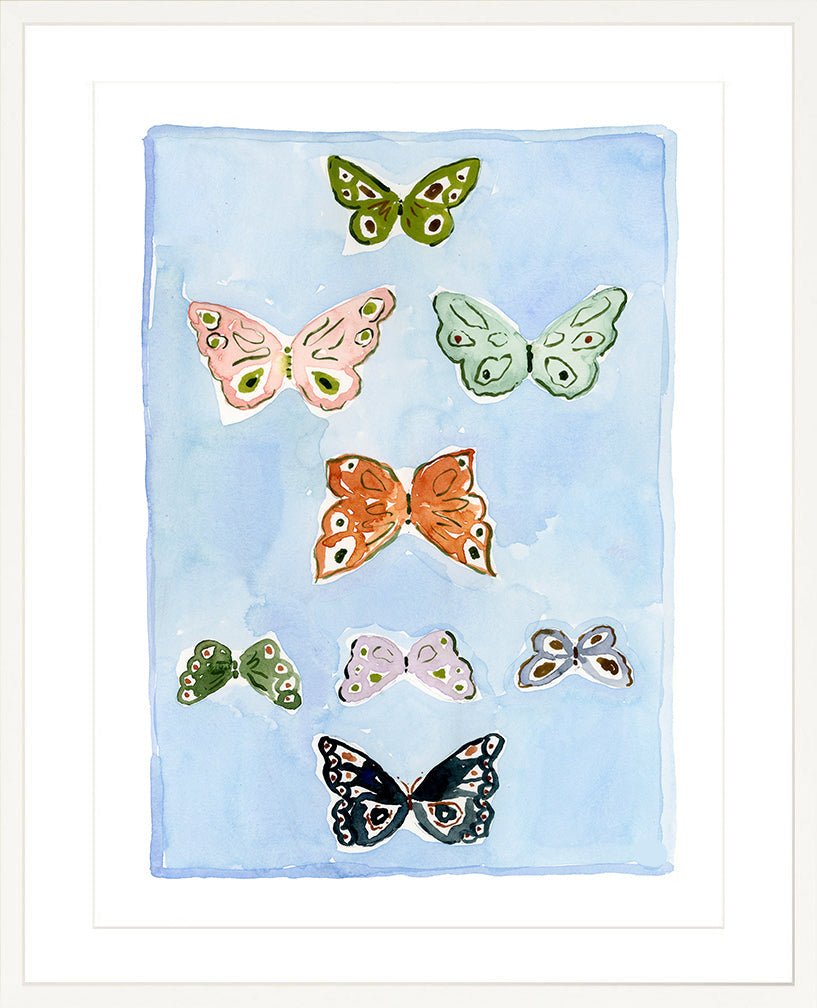 Butterfly Rainbow Carolina Blue, Fine Art Print - Liza Pruitt