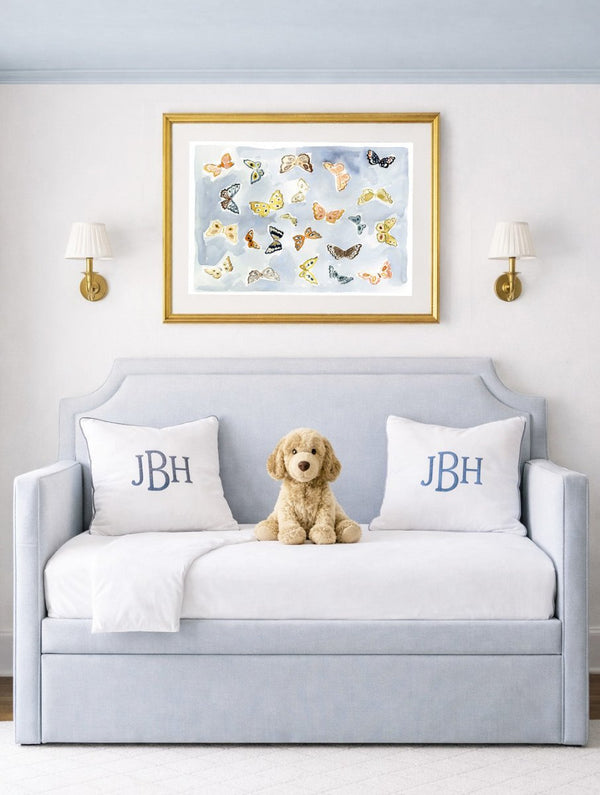 Butterfly Rainbow Chambray, Fine Art Print - Liza Pruitt