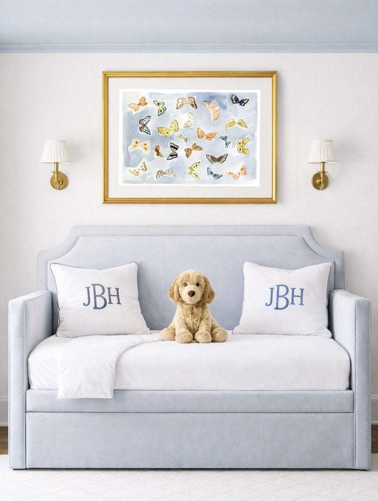 Butterfly Rainbow Chambray, Fine Art Print - Liza Pruitt