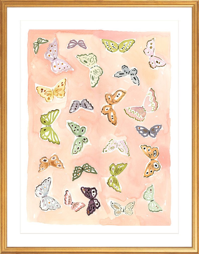 Butterfly Rainbow Coral, Fine Art Print - Liza Pruitt