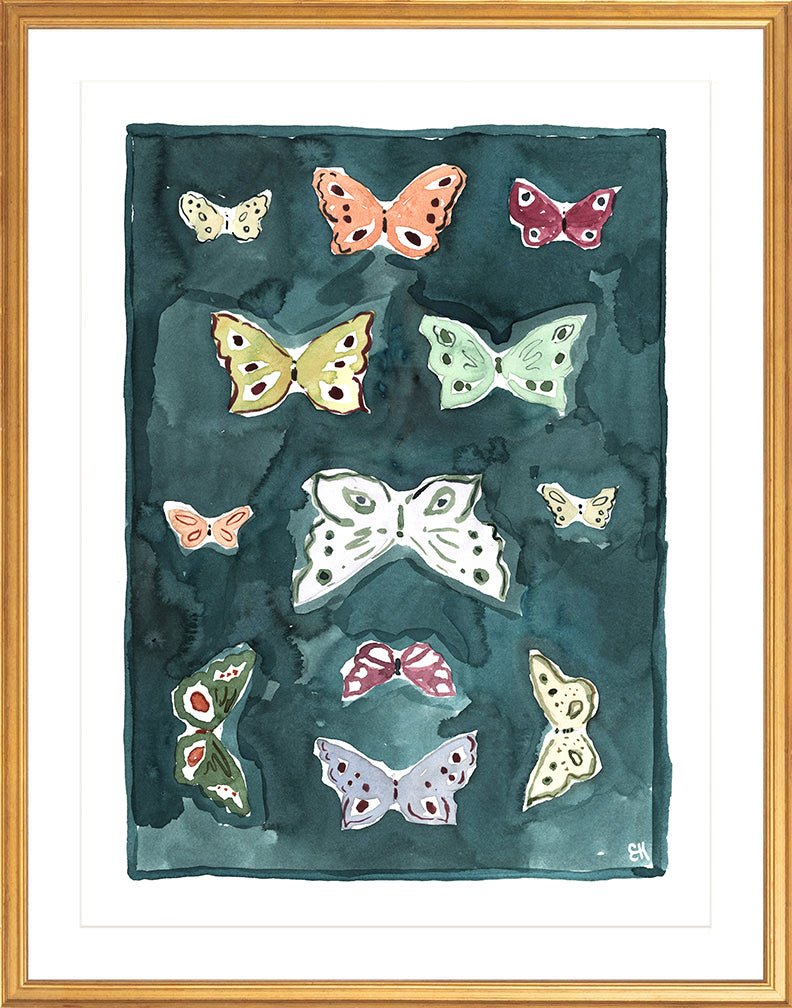 Butterfly Rainbow Indigo, Fine Art Print - Liza Pruitt