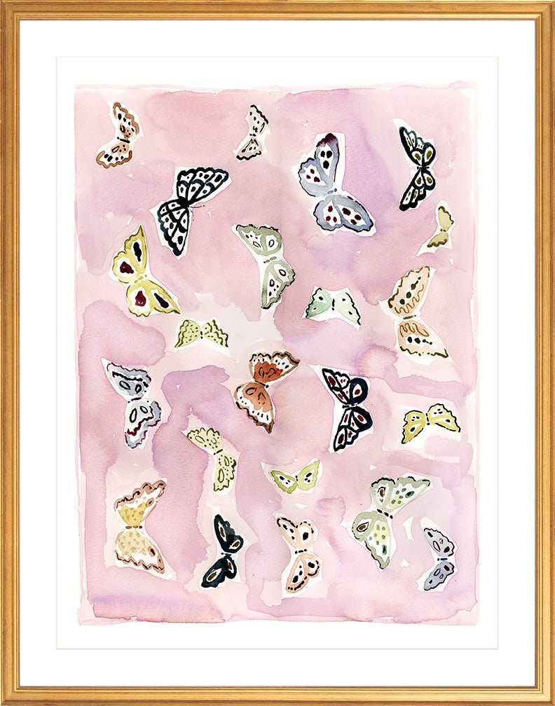 Butterfly Rainbow Lilac, Fine Art Print - Liza Pruitt