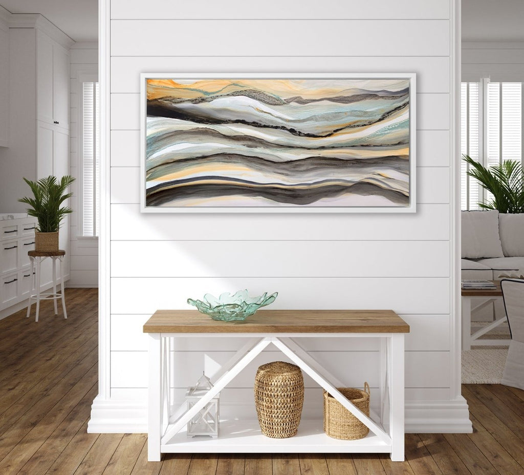 Calico Tails - Open Edition Canvas Print - Liza Pruitt