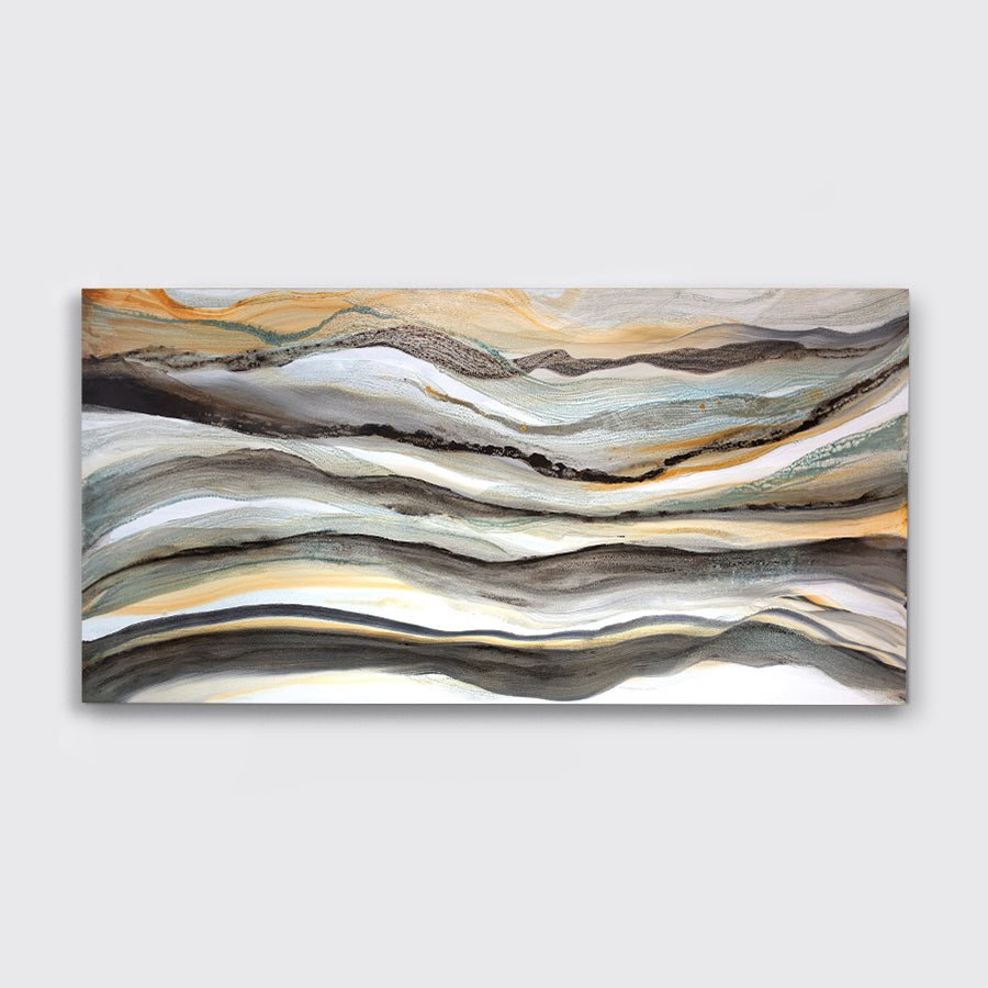 Calico Tails - Open Edition Canvas Print - Liza Pruitt