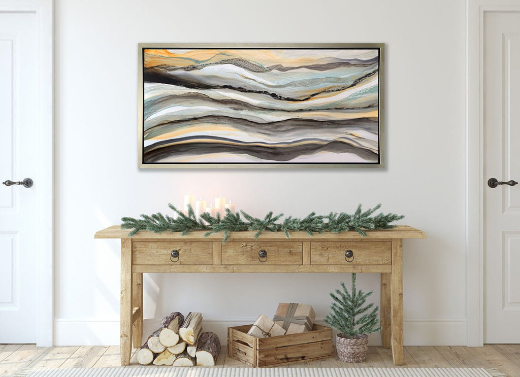 Calico Tails - Open Edition Canvas Print - Liza Pruitt