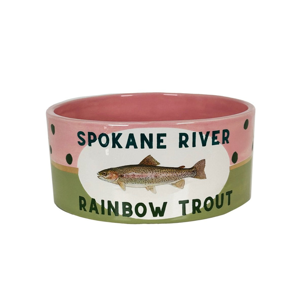 "Canned" Rainbow Trout Vase - Liza Pruitt