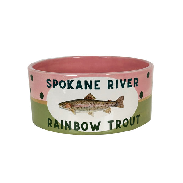 "Canned" Rainbow Trout Vase - Liza Pruitt