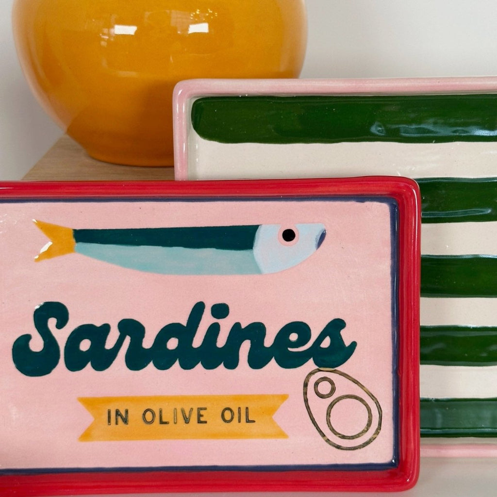 "Canned" Sardine Tray in Pink - Liza Pruitt