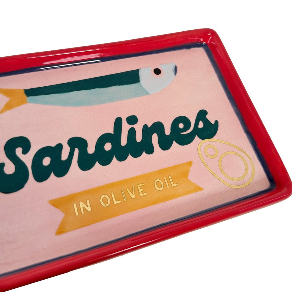 "Canned" Sardine Tray in Pink - Liza Pruitt