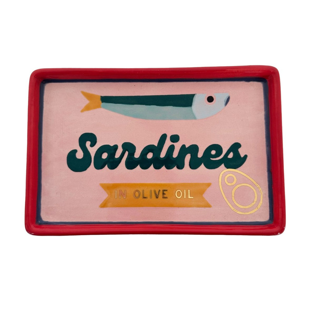 "Canned" Sardine Tray in Pink - Liza Pruitt