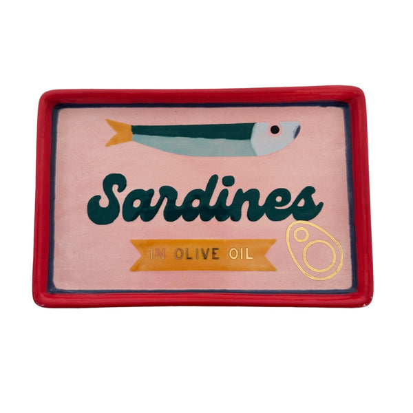 "Canned" Sardine Tray in Pink - Liza Pruitt