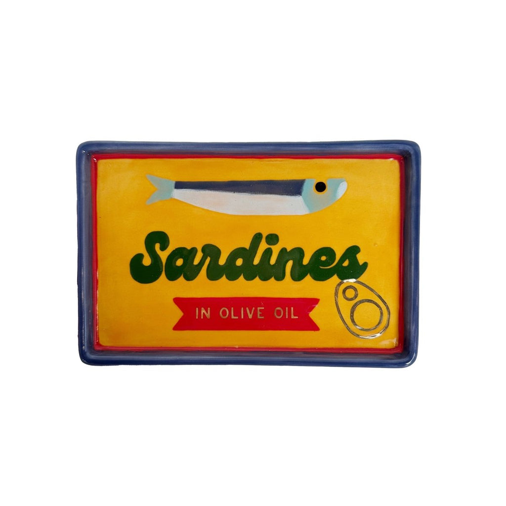 "Canned" Sardine Tray in Yellow - Liza Pruitt