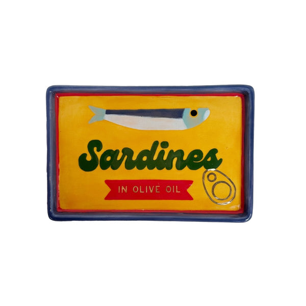 "Canned" Sardine Tray in Yellow - Liza Pruitt
