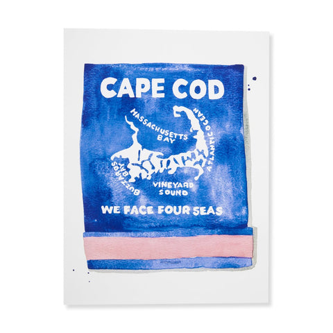 Cape Cod Matchbook Art Print - Liza Pruitt