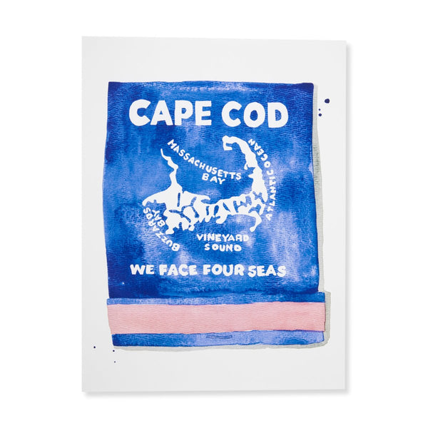 Cape Cod Matchbook Art Print - Liza Pruitt