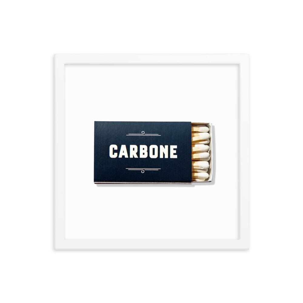 Carbone Framed Print - Liza Pruitt