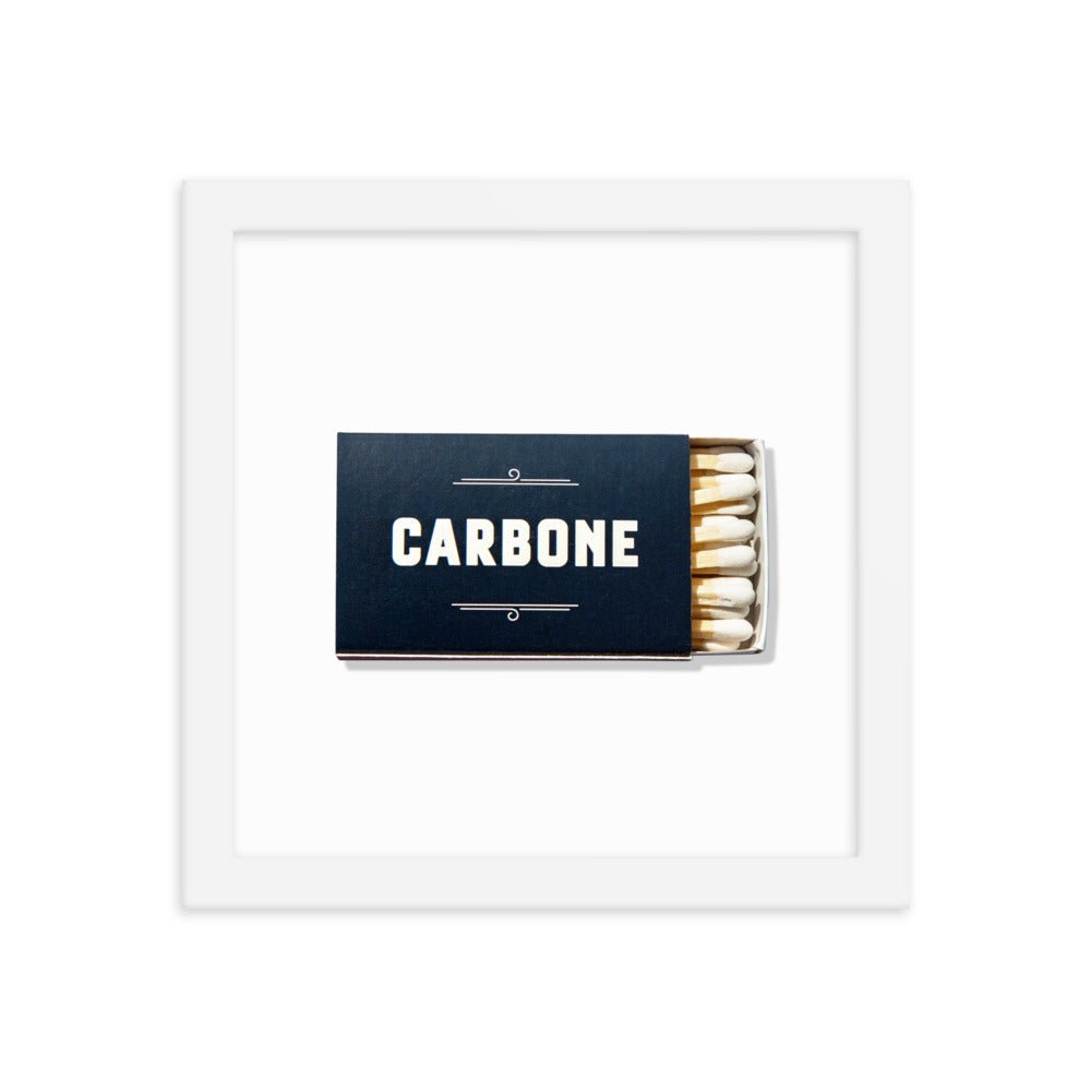 Carbone Framed Print - Liza Pruitt