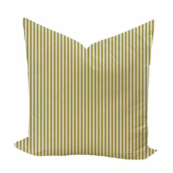 Carlisle Stripe Pillow Cover in Dijon - Liza Pruitt