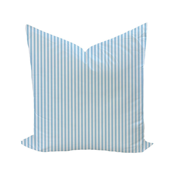 Carlisle Stripe Pillow Cover in Rain - Liza Pruitt