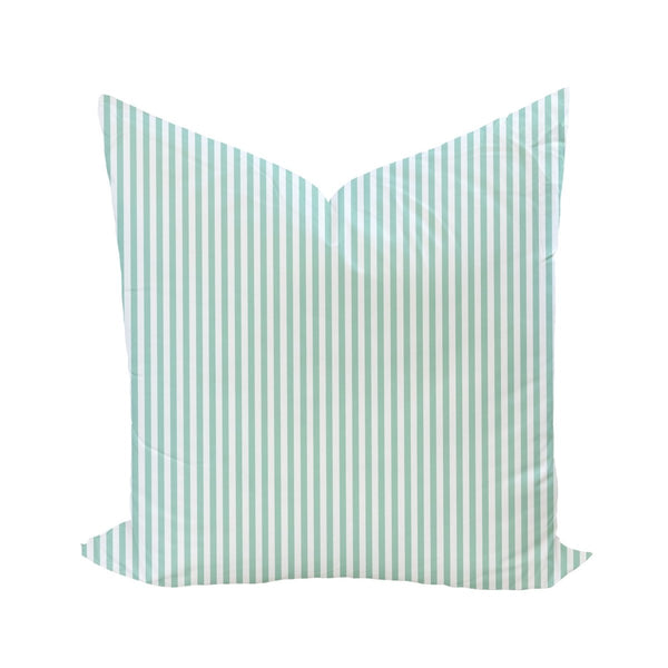 Carlisle Stripe Pillow Cover in Seafoam - Liza Pruitt